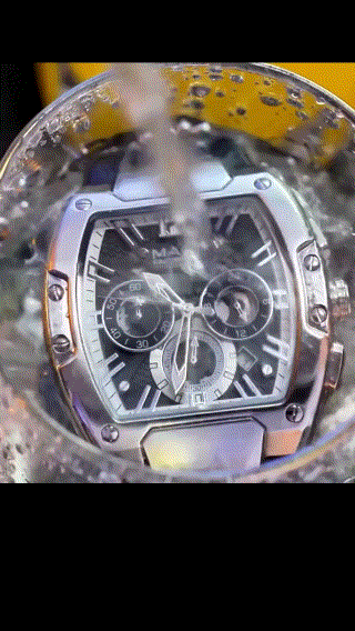 Mark Fairwhale Men's Luxury Quartz Watch Multi-Functional Six-Pin Waterproof Design