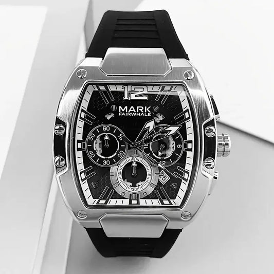 Mark Fairwhale Men's Luxury Quartz Watch Multi-Functional Six-Pin Waterproof Design